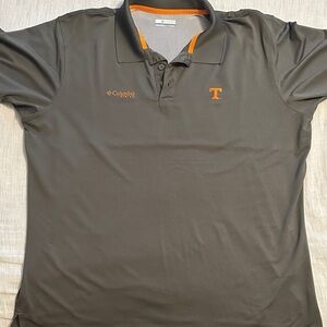 Columbia Tennessee Vols Men's Dark Gray Polo